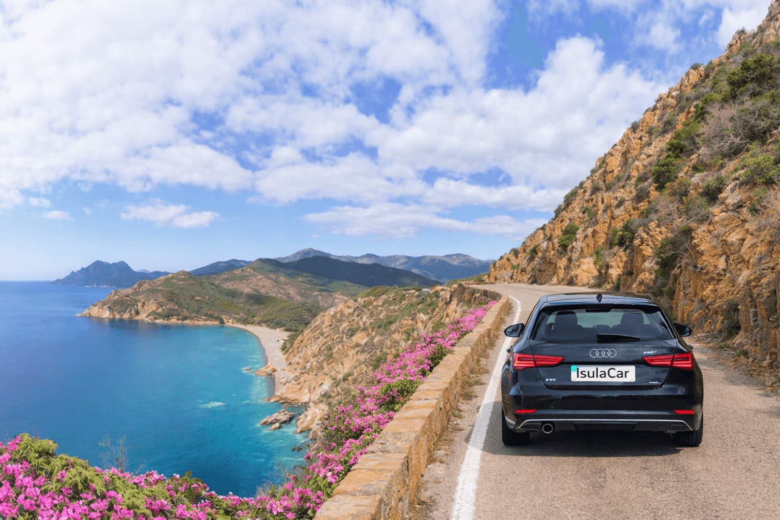 IsulaCar – route en Corse